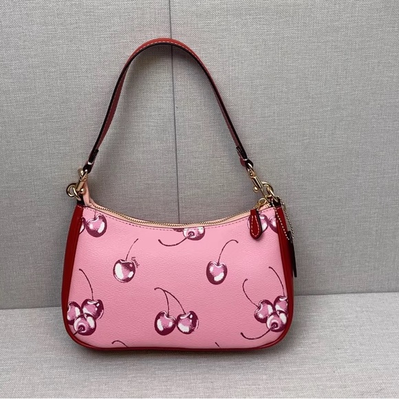 COACH Teri Shoulder Bag With Cherry Print CR290 - Picture 3 of 7